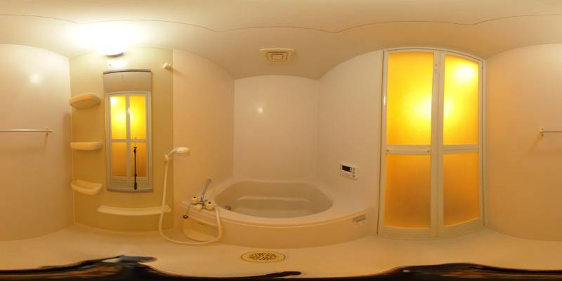 パノラマ画像バスルーム