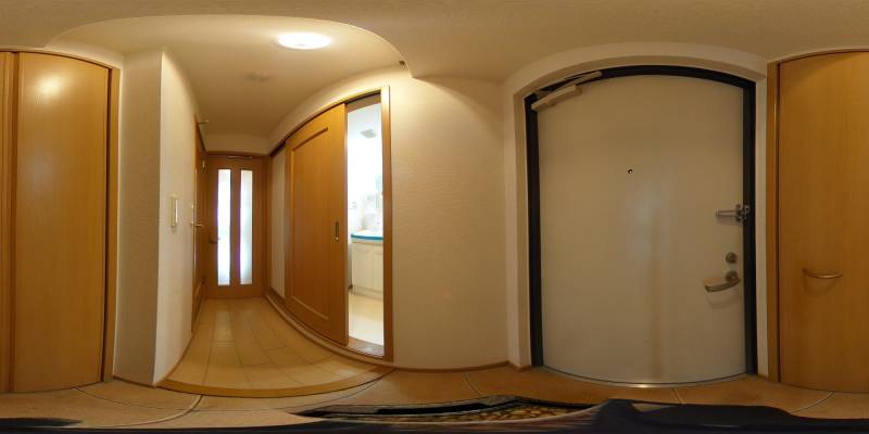 パノラマ画像玄関