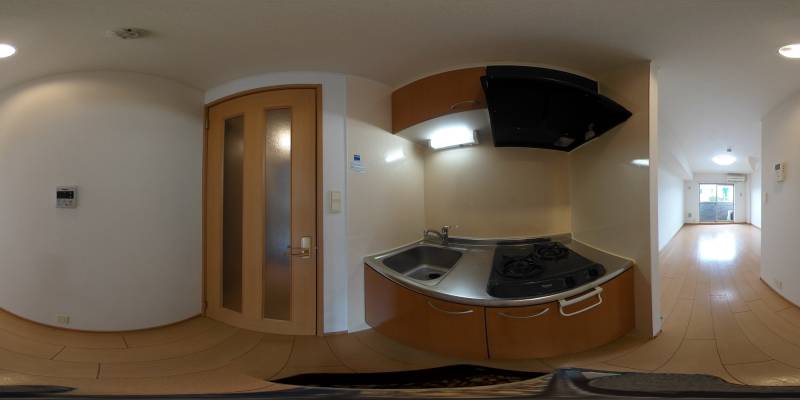 パノラマ画像キッチン