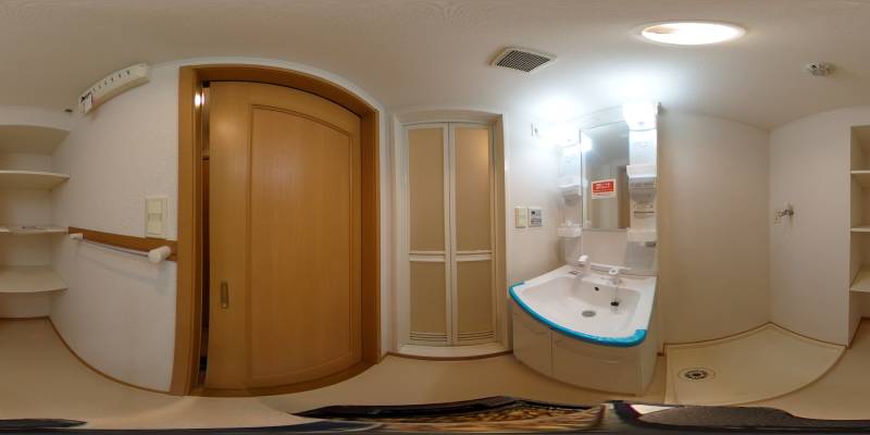 パノラマ画像洗面所