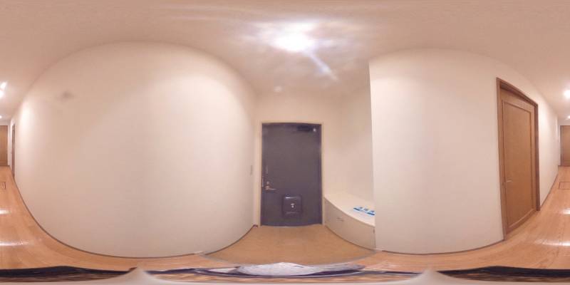 パノラマ画像玄関