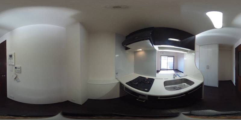 パノラマ画像キッチン