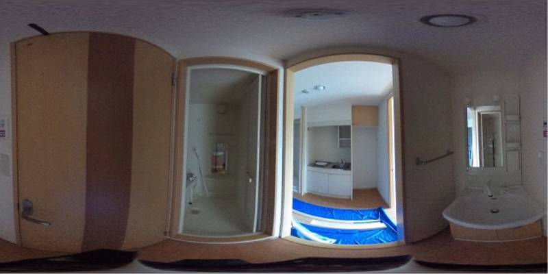 パノラマ画像洗面所