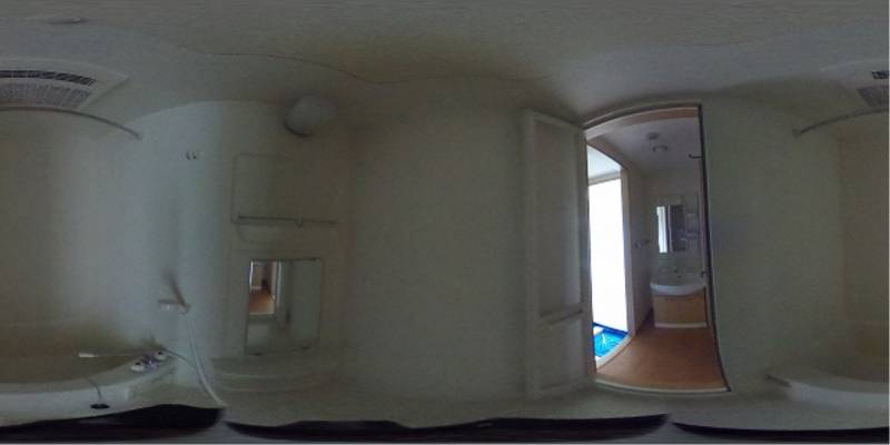 パノラマ画像バスルーム