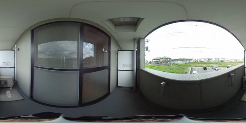 パノラマ画像バルコニー