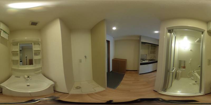 パノラマ画像洗面所