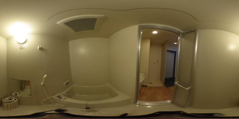 パノラマ画像バスルーム