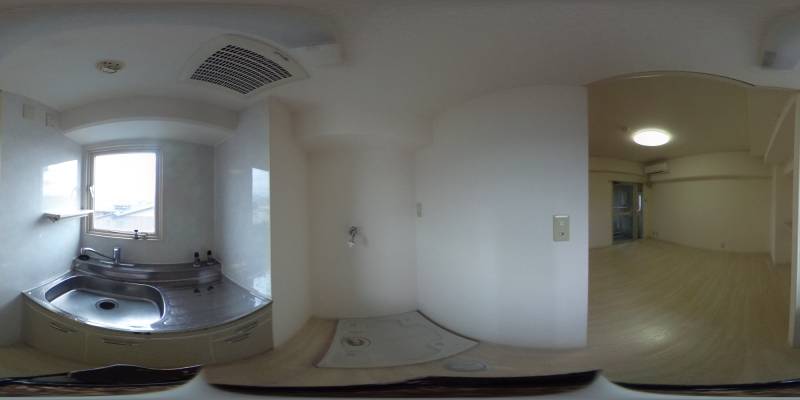 パノラマ画像キッチン