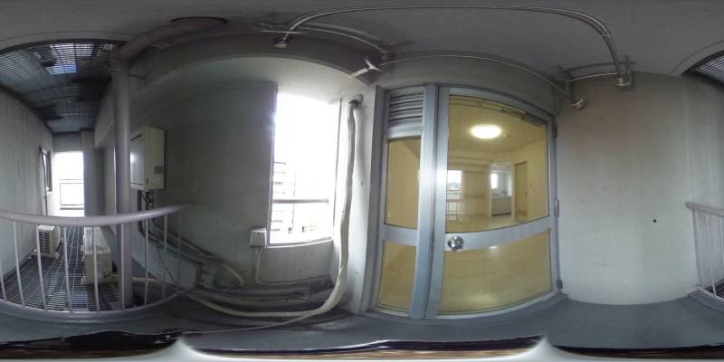 パノラマ画像バルコニー