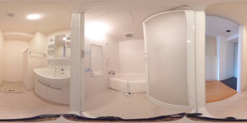 パノラマ画像バスルーム