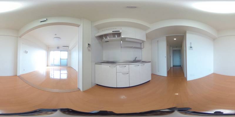 パノラマ画像キッチン