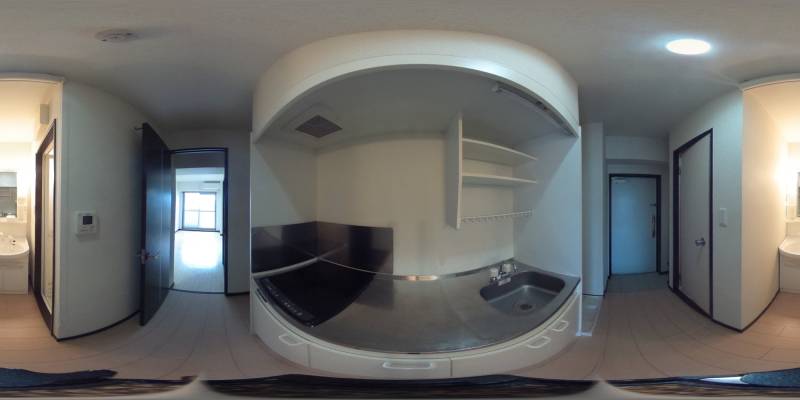 パノラマ画像キッチン