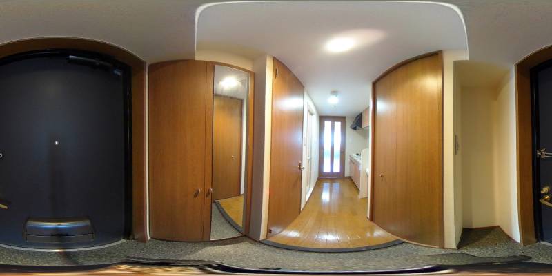 パノラマ画像玄関