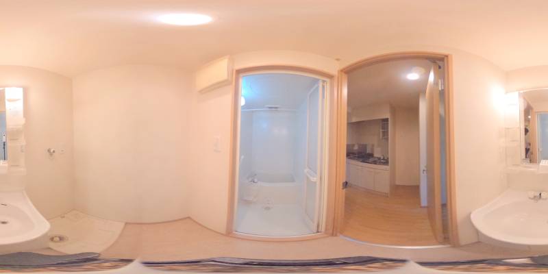 パノラマ画像洗面所