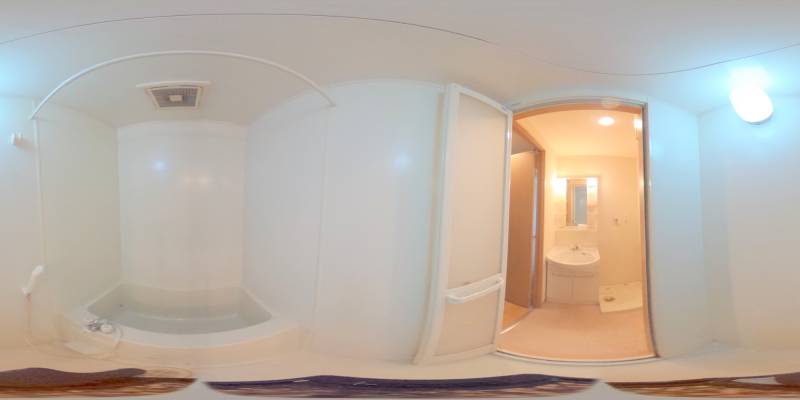 パノラマ画像バスルーム