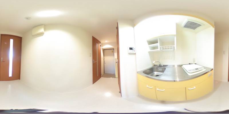 パノラマ画像キッチン