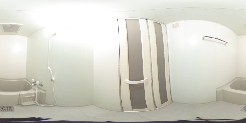 パノラマ画像バスルーム