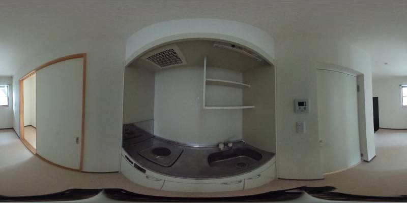 パノラマ画像キッチン