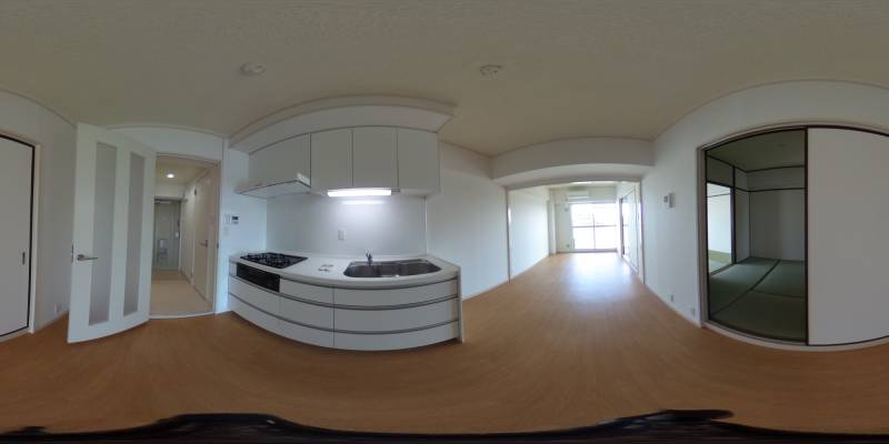 パノラマ画像キッチン