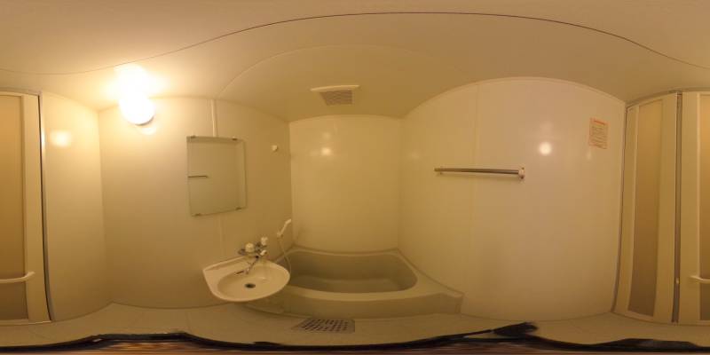 パノラマ画像バスルーム