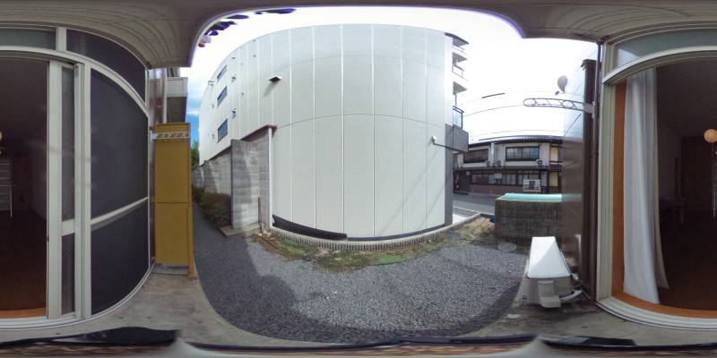 パノラマ画像バルコニー