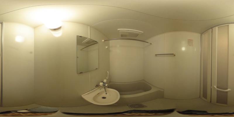 パノラマ画像バスルーム