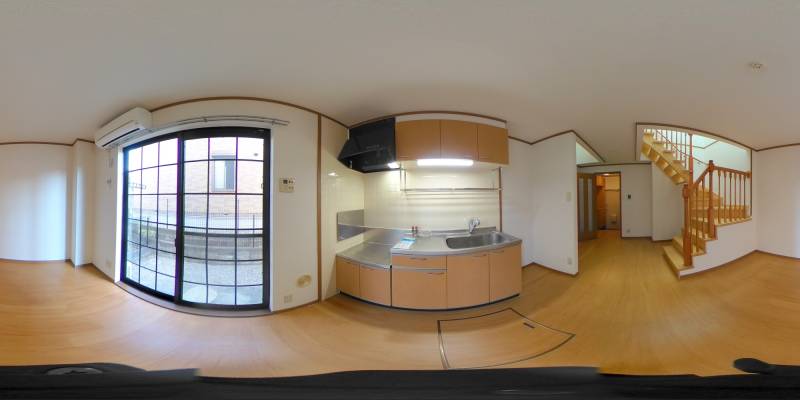 パノラマ画像キッチン