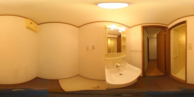 パノラマ画像洗面所