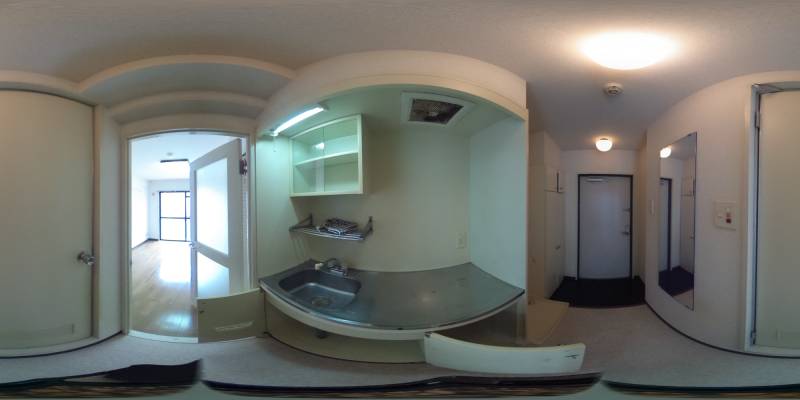 パノラマ画像キッチン