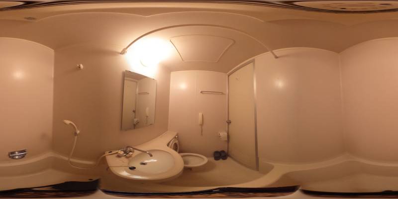 パノラマ画像バスルーム