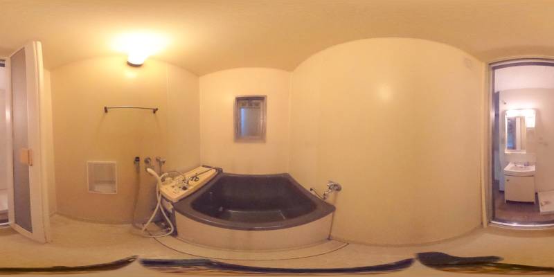 パノラマ画像バスルーム