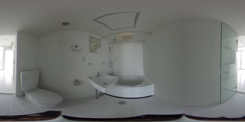 パノラマ画像バスルーム