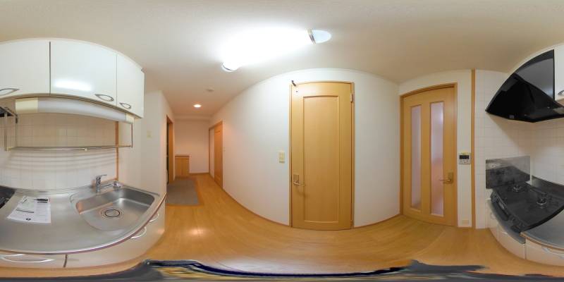 パノラマ画像キッチン