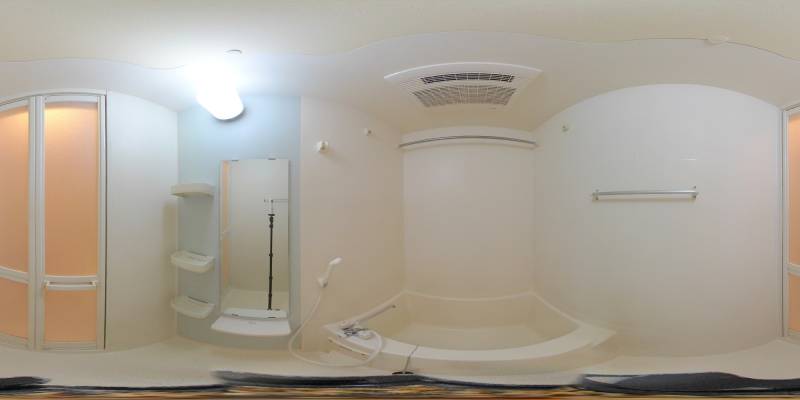 パノラマ画像バスルーム