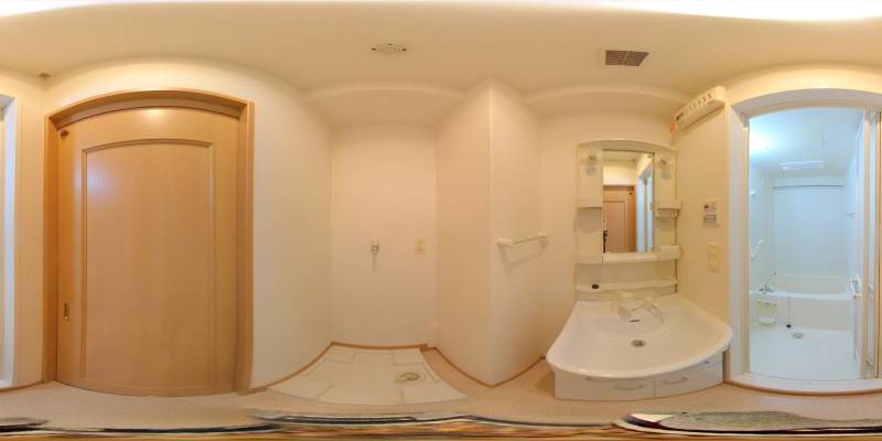 パノラマ画像洗面所