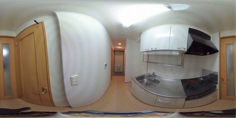 パノラマ画像キッチン