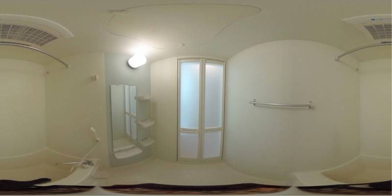 パノラマ画像バスルーム