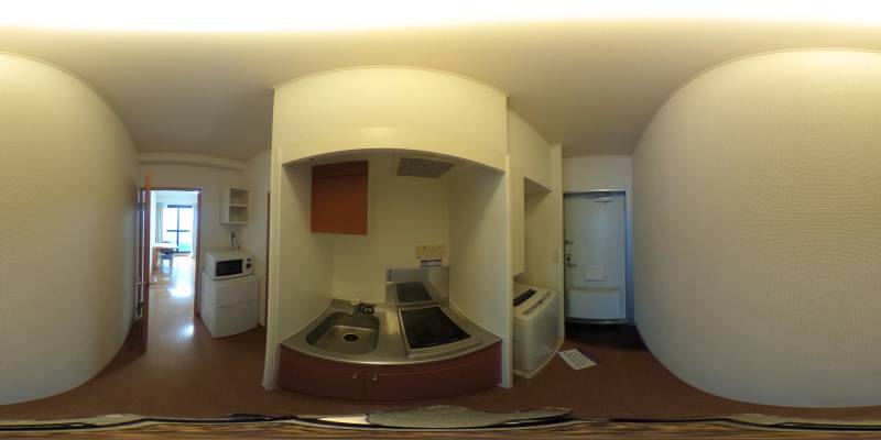 パノラマ画像キッチン