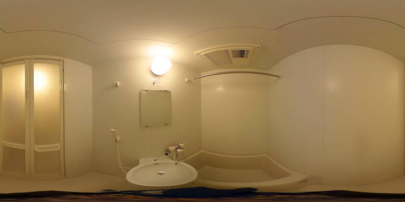 パノラマ画像バスルーム