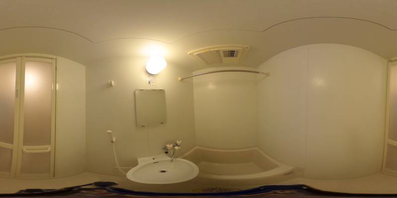 パノラマ画像バスルーム