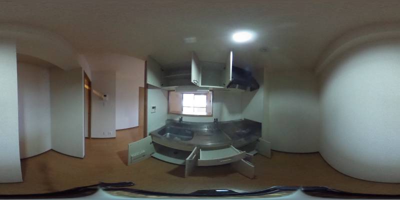 パノラマ画像キッチン