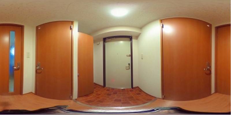パノラマ画像玄関