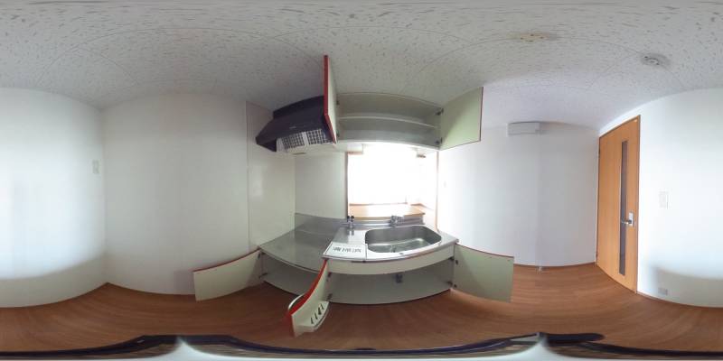 パノラマ画像キッチン