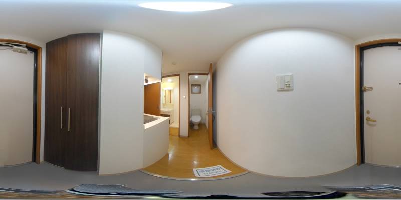 パノラマ画像玄関