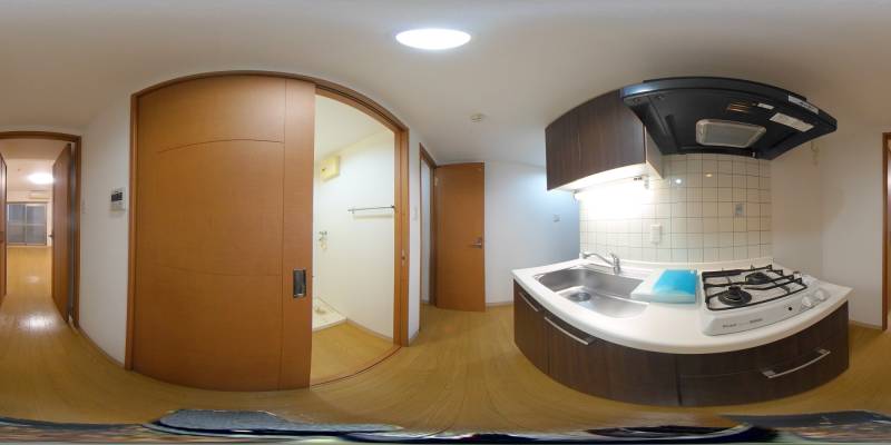 パノラマ画像キッチン