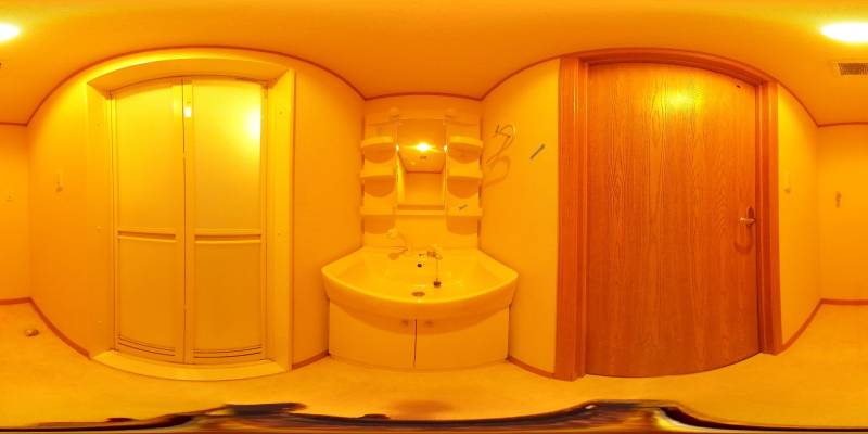 パノラマ画像洗面所