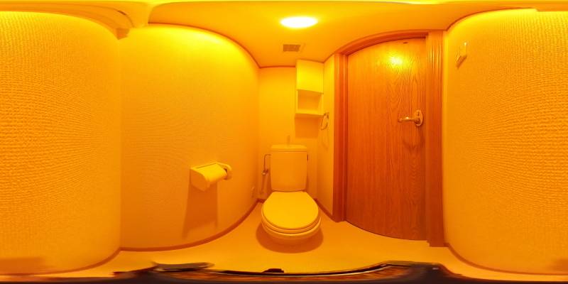 パノラマ画像トイレ