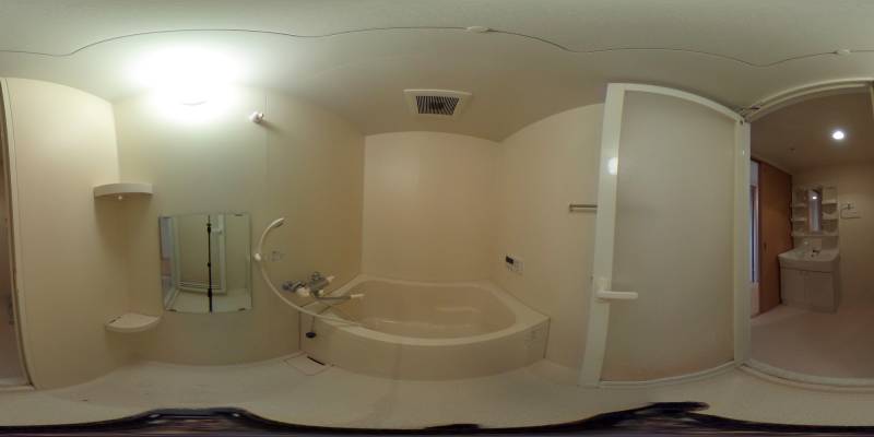 パノラマ画像バスルーム