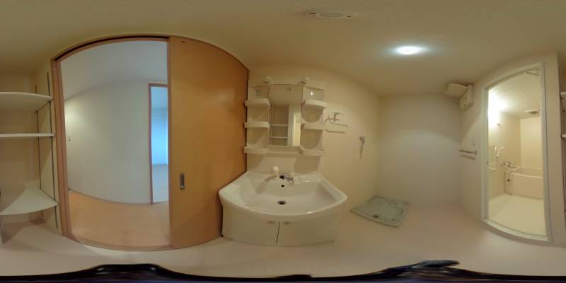 パノラマ画像洗面所