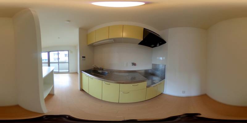 パノラマ画像キッチン